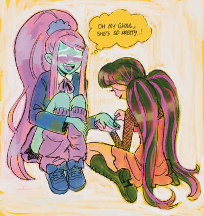 Kiyomi and Drac Print