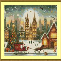 Christmas City 24 Cross Stitch Pattern
