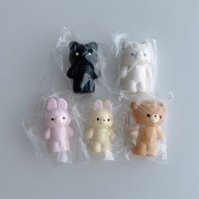 Ibloom mou mou doll gacahpon squishy set