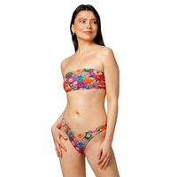 Kari Blue bandeau bikini - Thumbnail 1