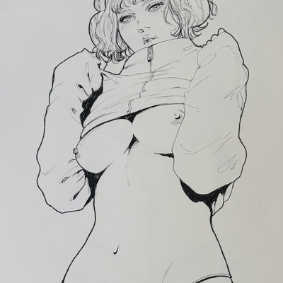 Original ink sketch