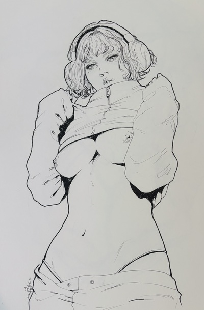 Original Ink Sketch