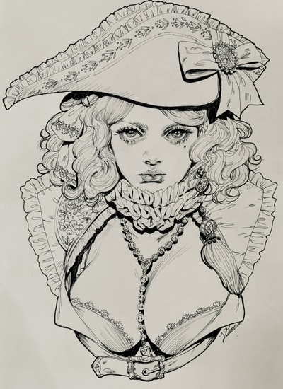 Original Ink Sketch