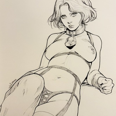 Original ink sketch