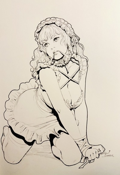 Original Ink Sketch