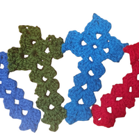 Crochet cross bookmark - Thumbnail 4