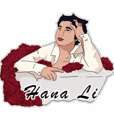Hana li sticker