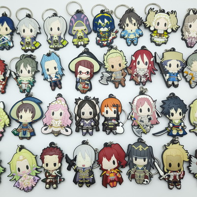 Fire emblem awakening rubber keychains