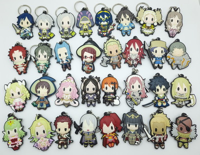 Fire Emblem Awakening rubber keychains