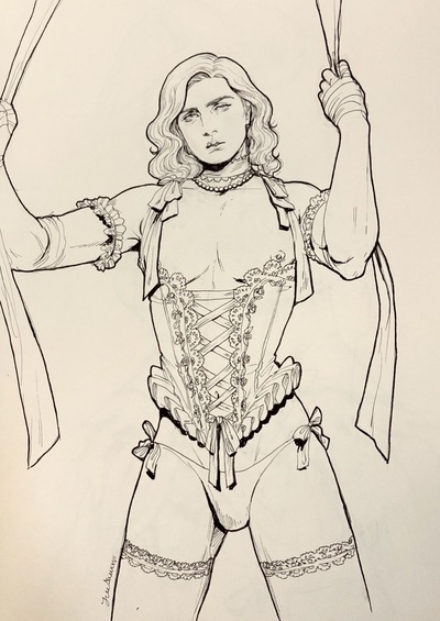 Sale! Original Ink Sketch