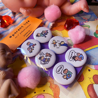 1" Button Sets (Pick your design) - Thumbnail 1