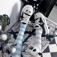 Ghost Flag Platform Canvas Sneakers - Thumbnail 1
