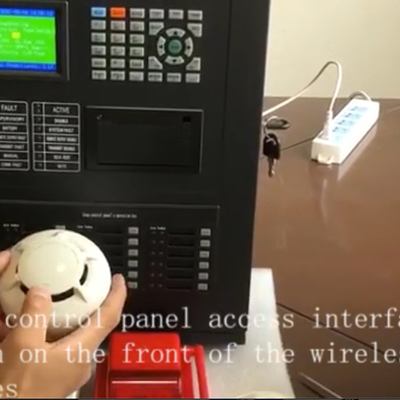 Wireless addressable fire alarm control panel linkage fire fighting security controller