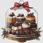 Christmas Dessert 3 Cross Stitch Pattern-1