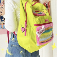 KAWAII RAINBOW KITTY BACKPACK - Thumbnail 1