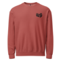 YUTST Unisex garment-dyed fleece crewneck sweatshirt-1