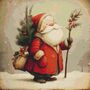 Vintage Santa 3 Cross Stitch Pattern-1