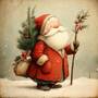 Vintage Santa 3 Cross Stitch Pattern-2