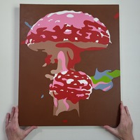 Mushroom Festival (In Hell) 24" x 20"  - Thumbnail 1