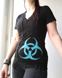 OOAK Biohazard Scrap Shirt - Thumbnail 7