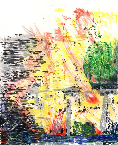 World On Fire Print