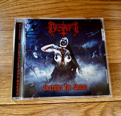 Besatt 'Sacrifice For Satan' CD