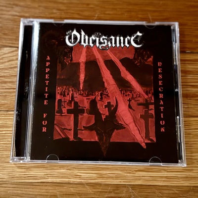 Obeisance 'appetite for desecration' cd