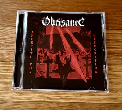 Obeisance 'Appetite for Desecration' CD