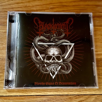 Black torment 'bloody signs of devastation' cd