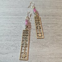 Pink Royalty Earrings  - Thumbnail 3