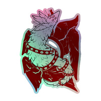 Worem Rising Holographic Sticker - Thumbnail 2