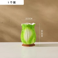 Chinese cabbage-shaped ceramic containers - Thumbnail 4