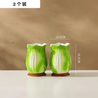 Chinese cabbage-shaped ceramic containers - Thumbnail 5