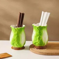 Chinese cabbage-shaped ceramic containers - Thumbnail 2