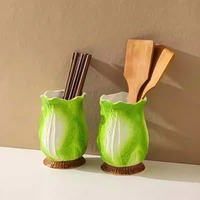 Chinese cabbage-shaped ceramic containers - Thumbnail 3
