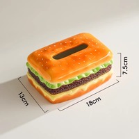 Hamburger-shaped tissue box holder - Thumbnail 3