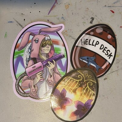 Hb easter sticker pack