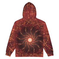Cosmic Radiance: A Symmetric Light Burst zip hoodie - Thumbnail 1