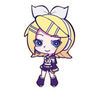 Kagamine Rin - Acrylic Keychain - Thumbnail 1