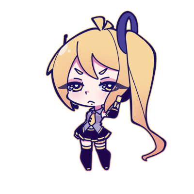 Akita neru - acrylic keychain