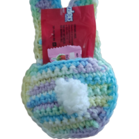 Easter Crochet bunny pocket - Thumbnail 3