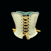 Eat The Rich 3 piece wearable ceramic corset by: Nicole Moan  - Thumbnail 4