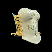 Eat The Rich 3 piece wearable ceramic corset by: Nicole Moan  - Thumbnail 7