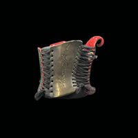 Burning Heart 3 piece wearable ceramic corset by: Nicole Moan  - Thumbnail 3
