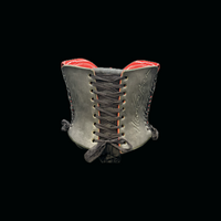 Burning Heart 3 piece wearable ceramic corset by: Nicole Moan  - Thumbnail 4