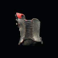 Burning Heart 3 piece wearable ceramic corset by: Nicole Moan  - Thumbnail 6