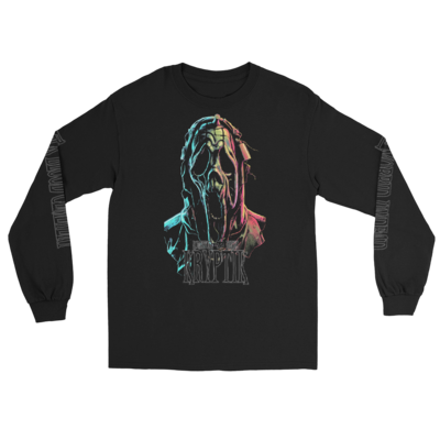 Kryptik - "mixed masked man" long sleeve shirt