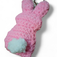 Crochet Easter Peep key chain - Thumbnail 4