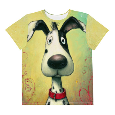 Wade dog youth crew neck t-shirt