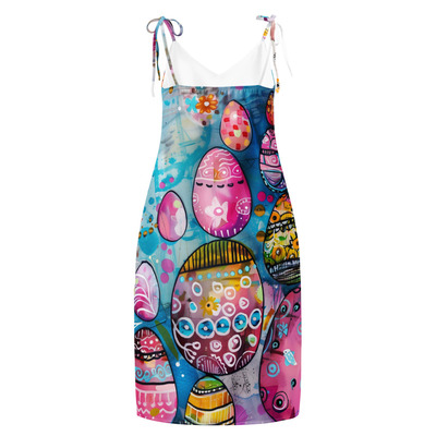 Easter Tie-strap midi dress